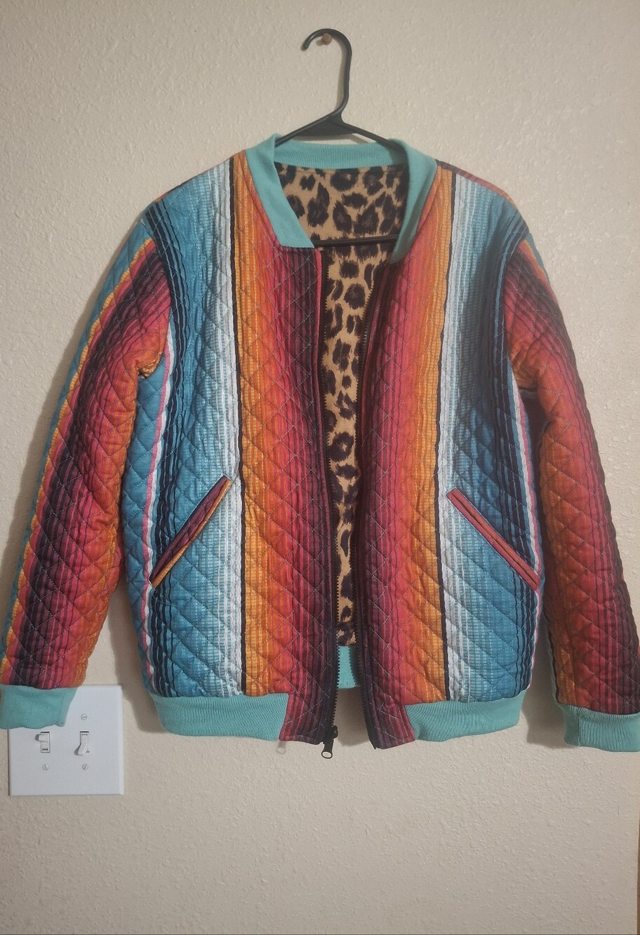 Crazy Train Reversible Quilted Jacket